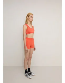 MICRO WOOL MINI SHORT - PAPAYA