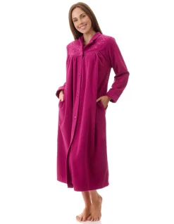 Mid button gown