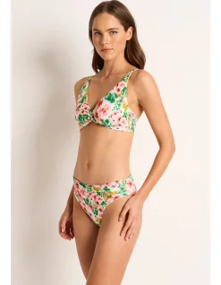 Mid Rise Ruched Pant