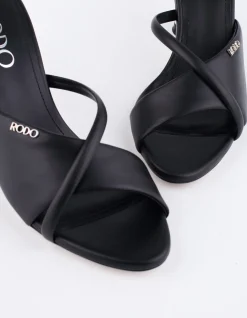 MIDOLLINO CALF HEEL 55 SANDAL