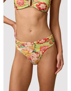 Mid Rise Ruched Pant