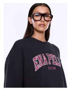 MILA OVERSIZED SWEATER - PHANTOM