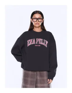 MILA OVERSIZED SWEATER - PHANTOM