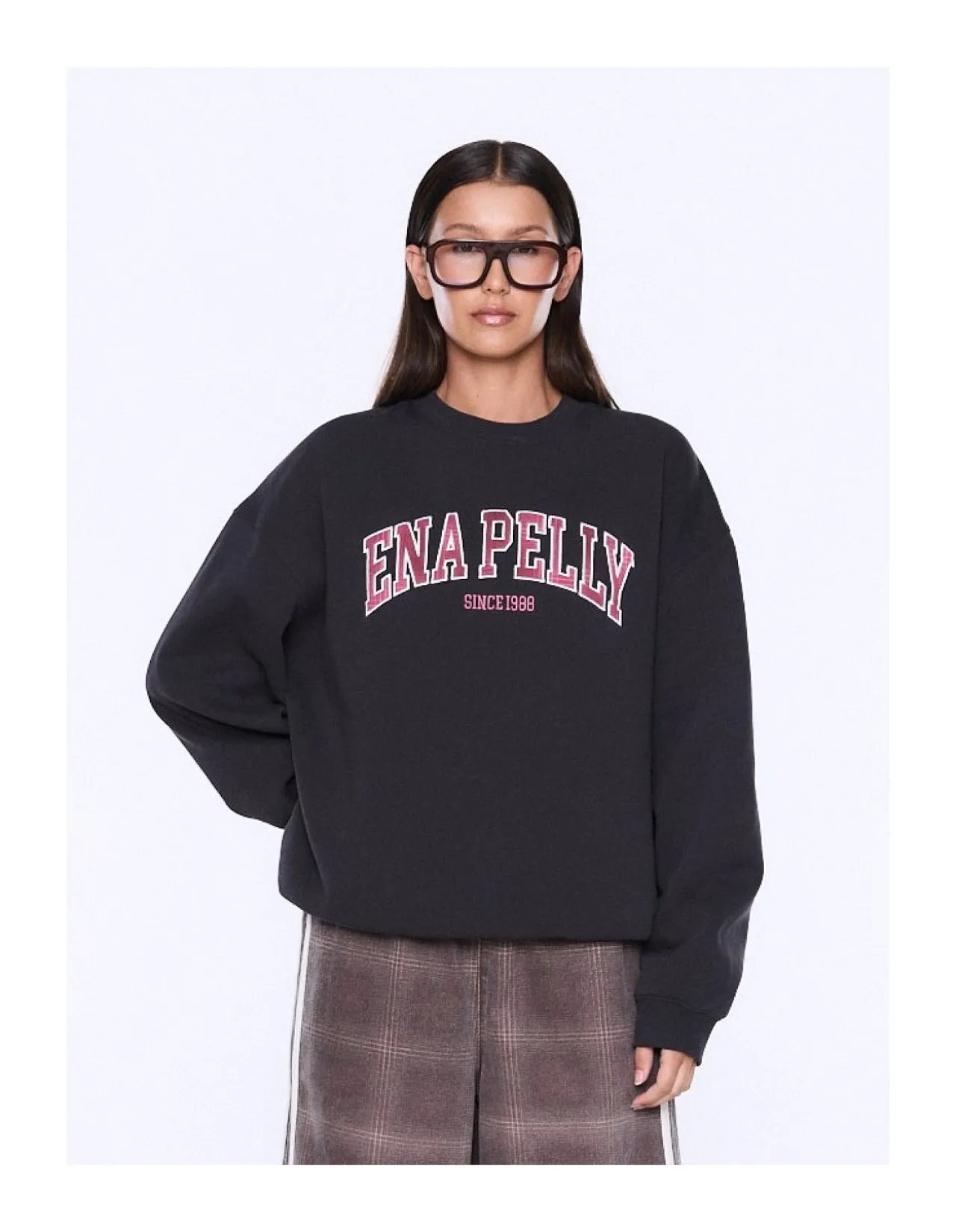 MILA OVERSIZED SWEATER - PHANTOM