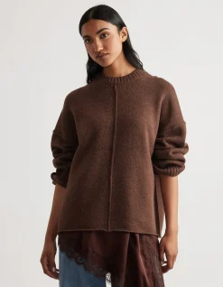 MILENA SEAM DETAIL KNIT JUMPER