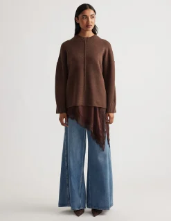 MILENA SEAM DETAIL KNIT JUMPER