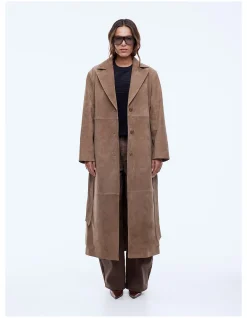 MILEY SUEDE TRENCH
