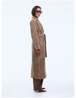 MILEY SUEDE TRENCH
