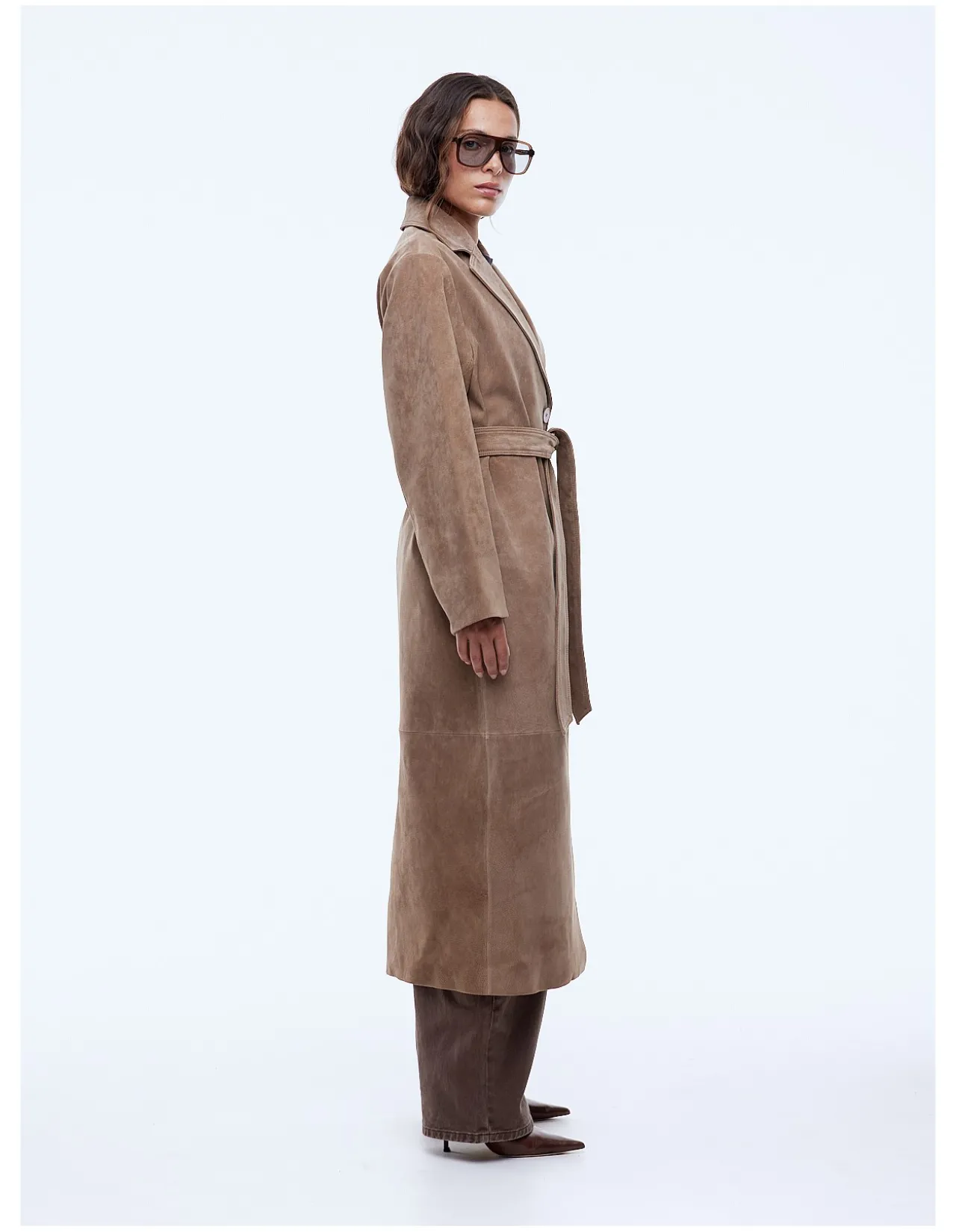 MILEY SUEDE TRENCH