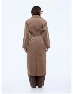 MILEY SUEDE TRENCH