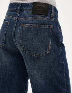 Milla Wide Mid Rise Rigid Wide Leg Jeans