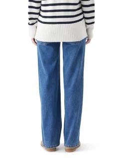 Miller Relaxed Wide Leg Over Bump Jeans