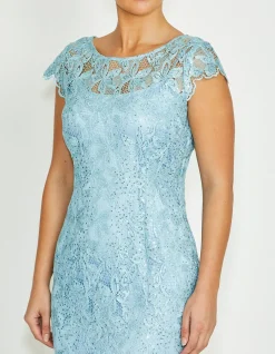 MILLICENT SILVER MINT DRESS