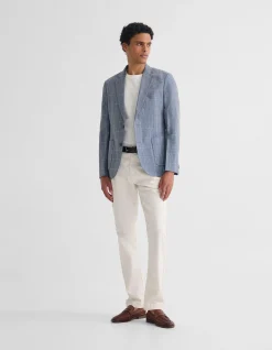 MILTON 1/2 LINED CHECKED BLAZER