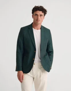 MILTON LINEN BLEND BLAZER