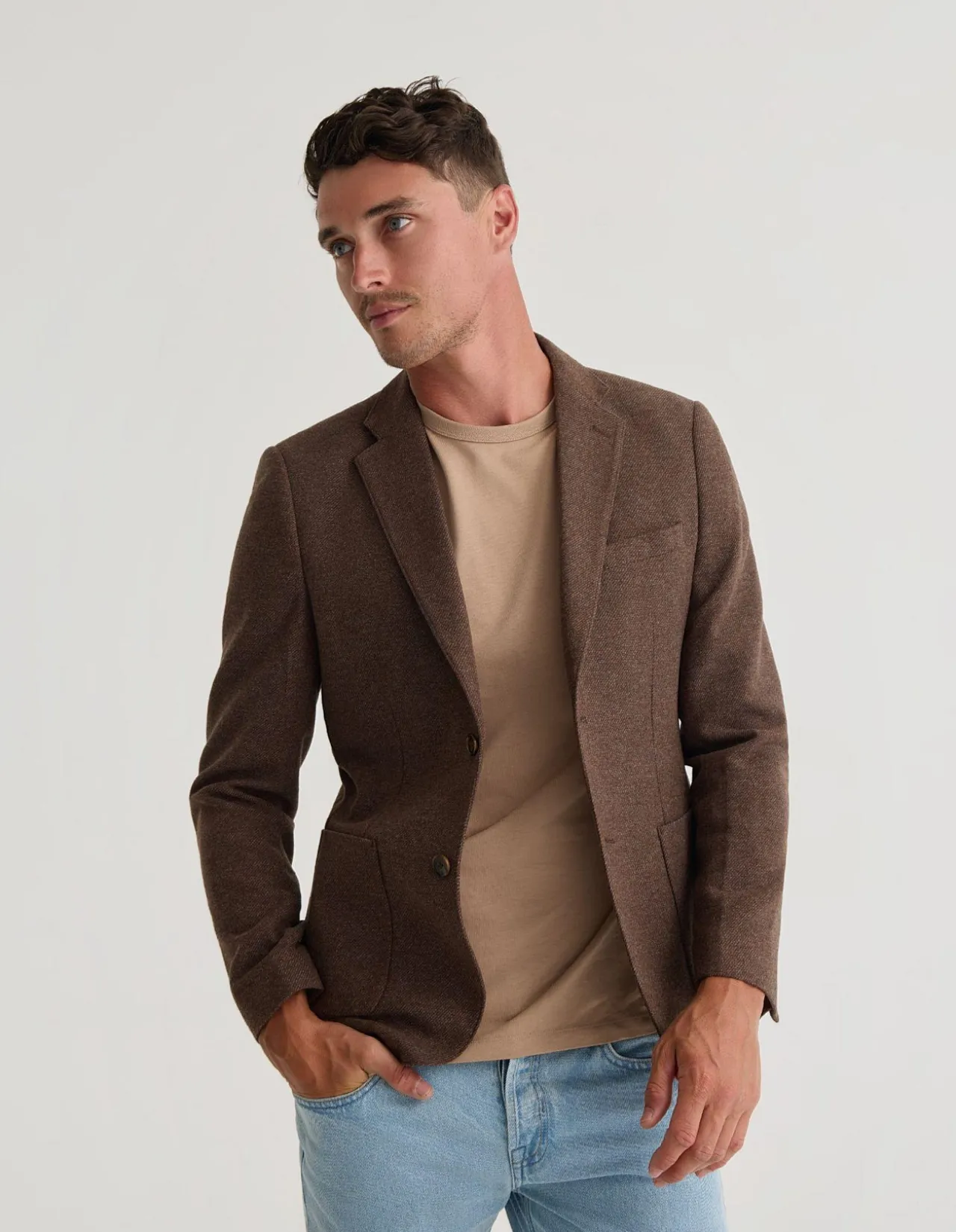MILTON TWILL WOOL BLAZER