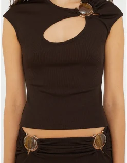 MINERAL STONE RUCHED MAXI SKIRT