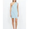 Mira Asymmetrical Knit Mini Dress