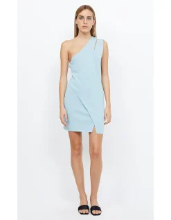 Mira Asymmetrical Knit Mini Dress