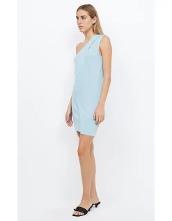 Mira Asymmetrical Knit Mini Dress