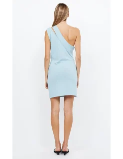 Mira Asymmetrical Knit Mini Dress