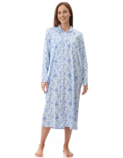 Mira mid collared nightie