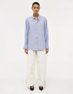 Mirage Drape Stripe Shirt