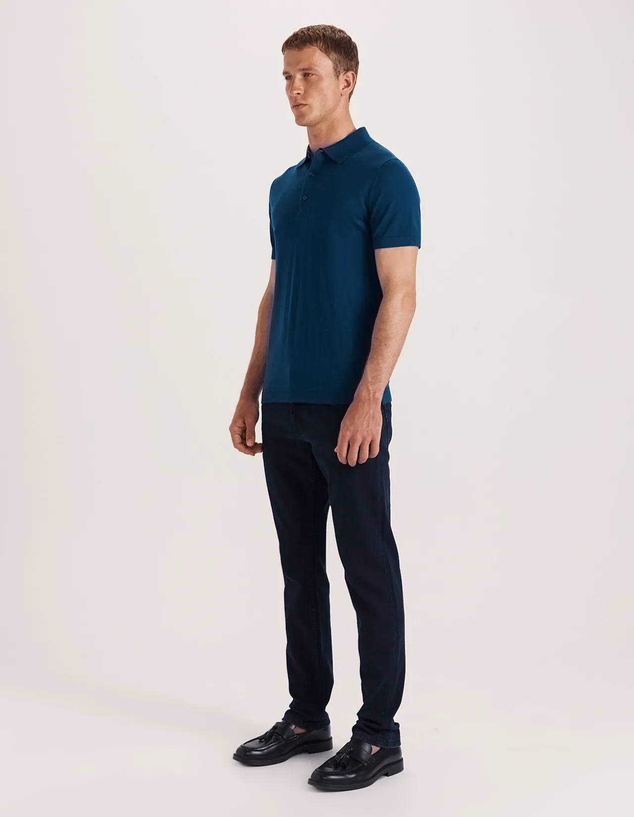 Miramar Cotton Wool Knit Polo