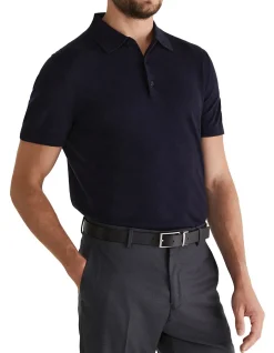 Miramar Cotton Wool Knit Polo
