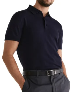 Miramar Cotton Wool Knit Polo