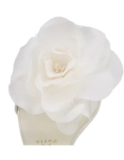 MISS Z FLORA 100 NAPPA PERLE LIN SNOW PUMP