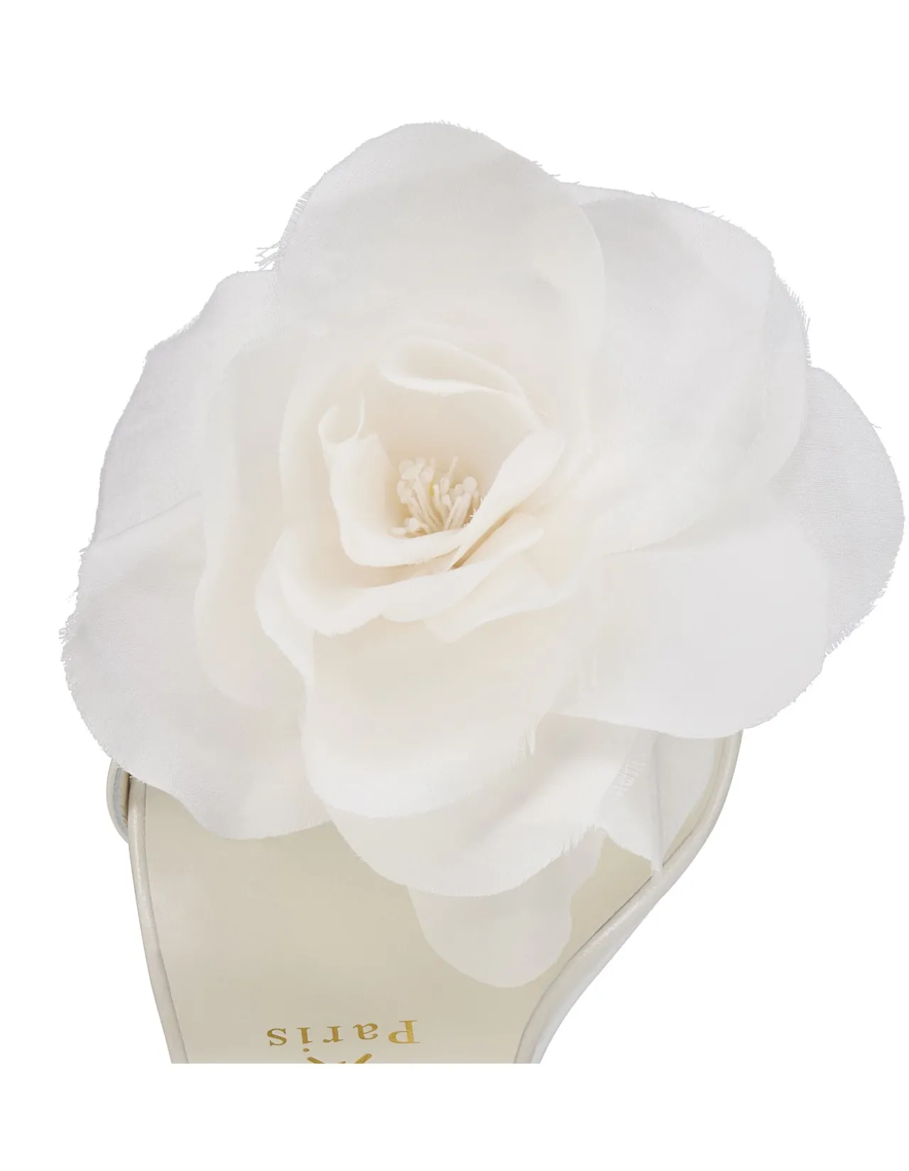 MISS Z FLORA 100 NAPPA PERLE LIN SNOW PUMP