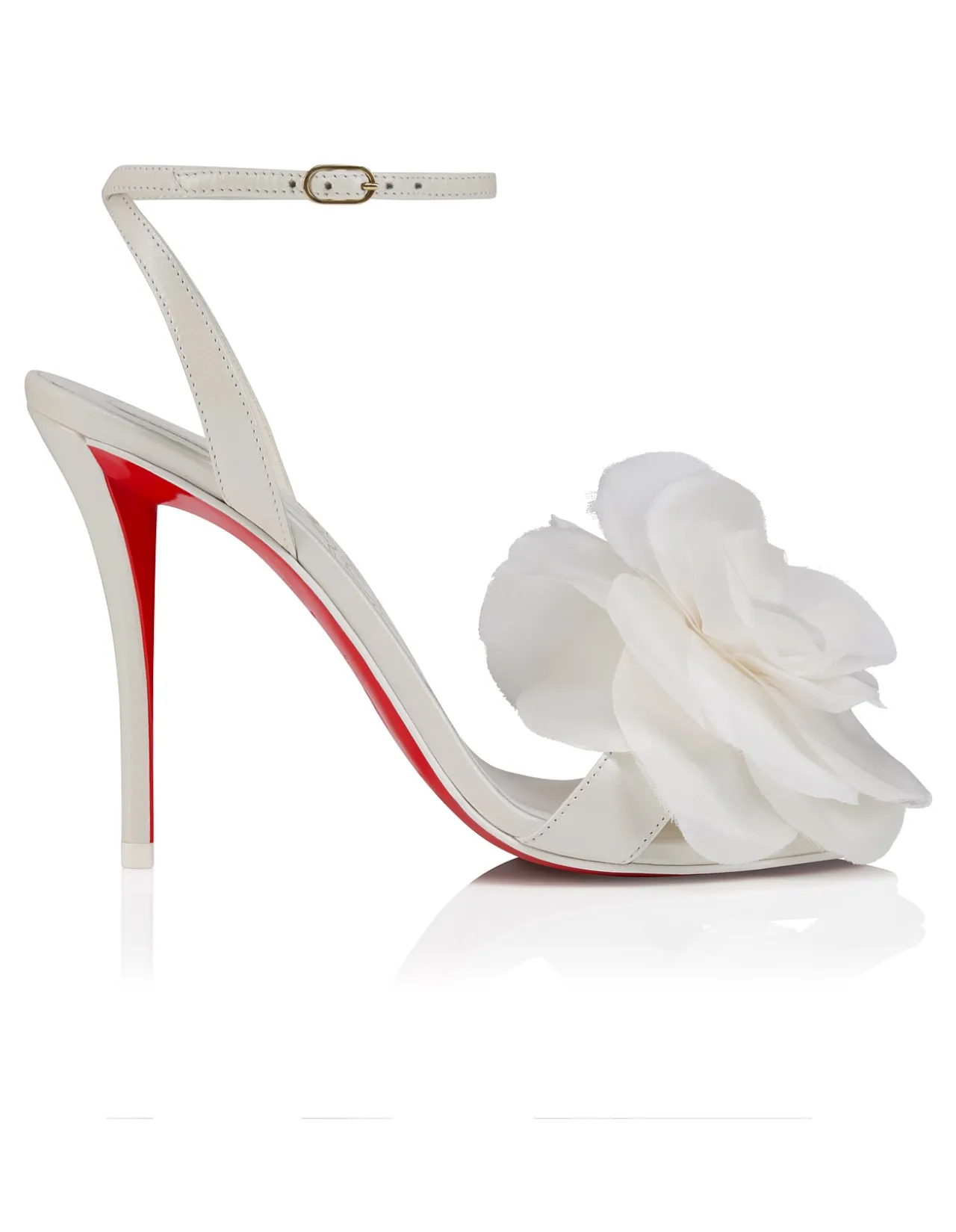 MISS Z FLORA 100 NAPPA PERLE LIN SNOW PUMP