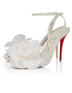 MISS Z FLORA 100 NAPPA PERLE LIN SNOW PUMP