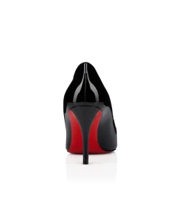 MISS Z 80MM PATENT LINING BLACK PUMPS