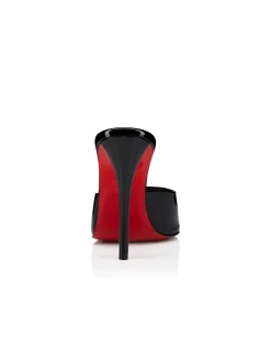 MISS Z MULE 100MM PATENT LINING BLACK