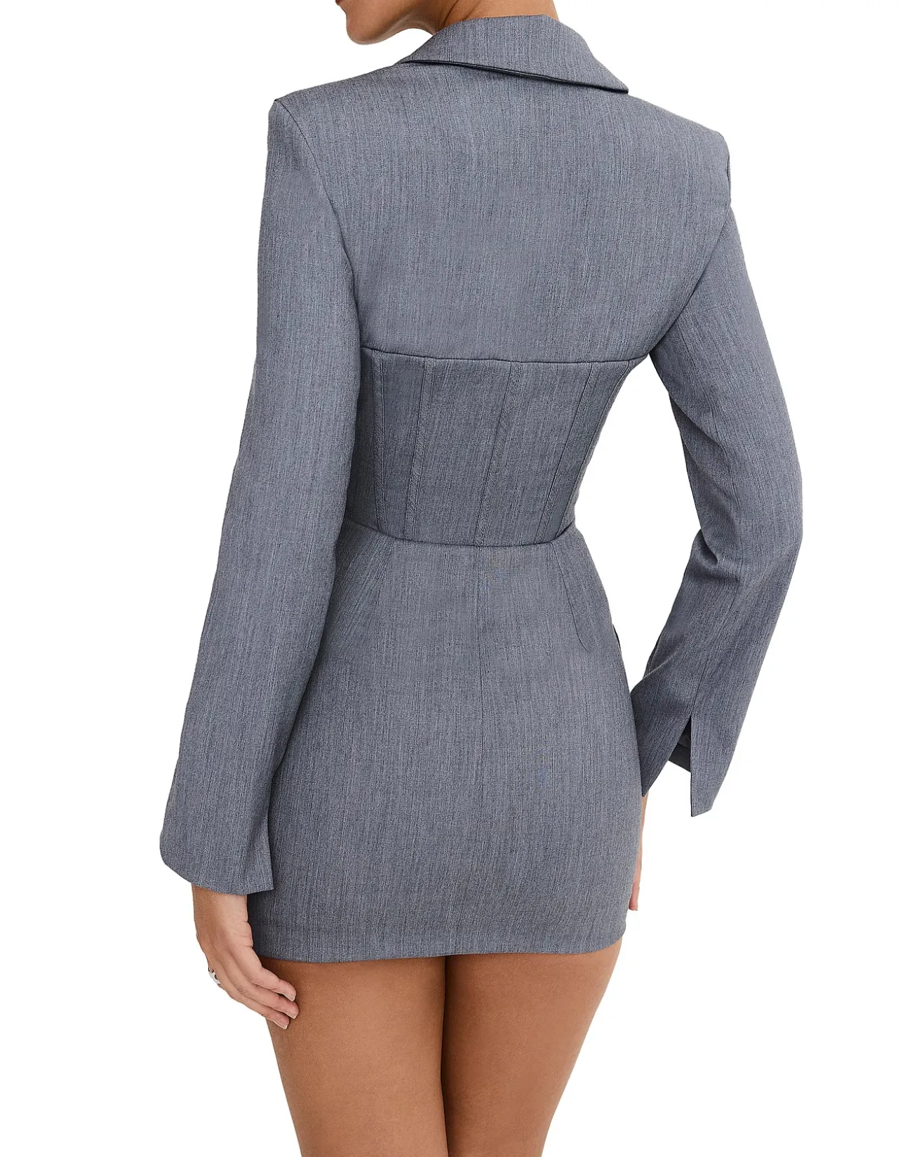 MISTRESS ROCKS CORSETTED BLAZER DRESS