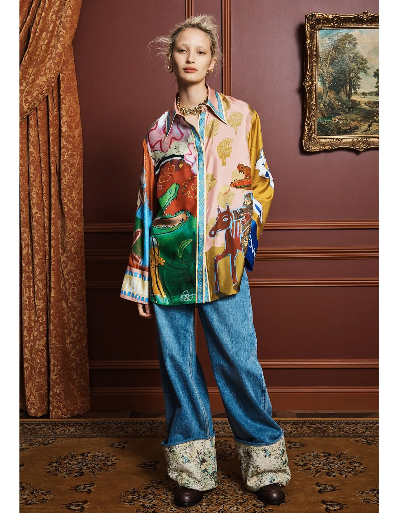 MLAK SILK SHIRT
