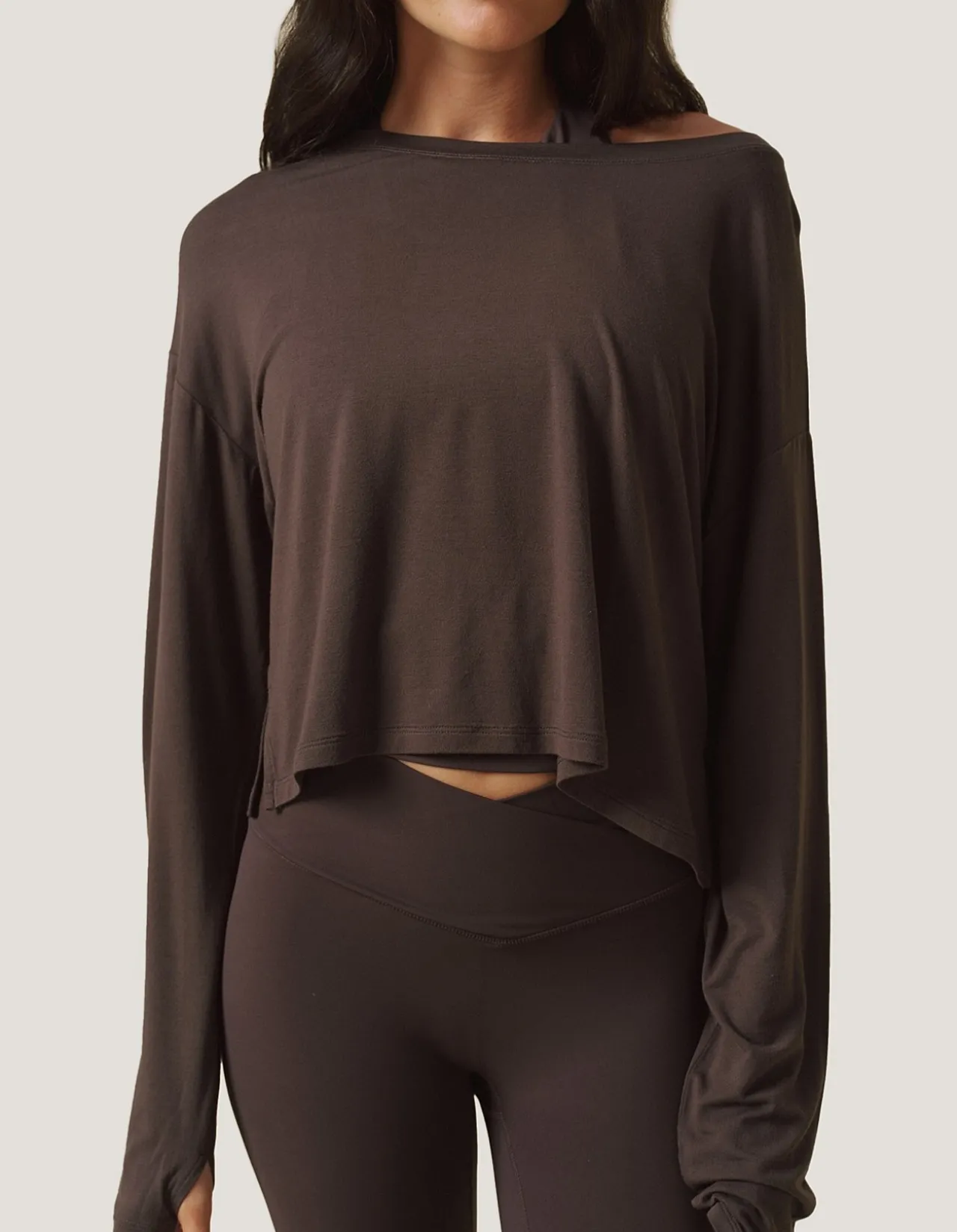 Modal Long Sleeve Technical Yoga Top