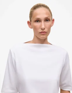 Modal Cotton High Neck T-Shirt