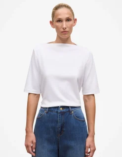 Modal Cotton High Neck T-Shirt