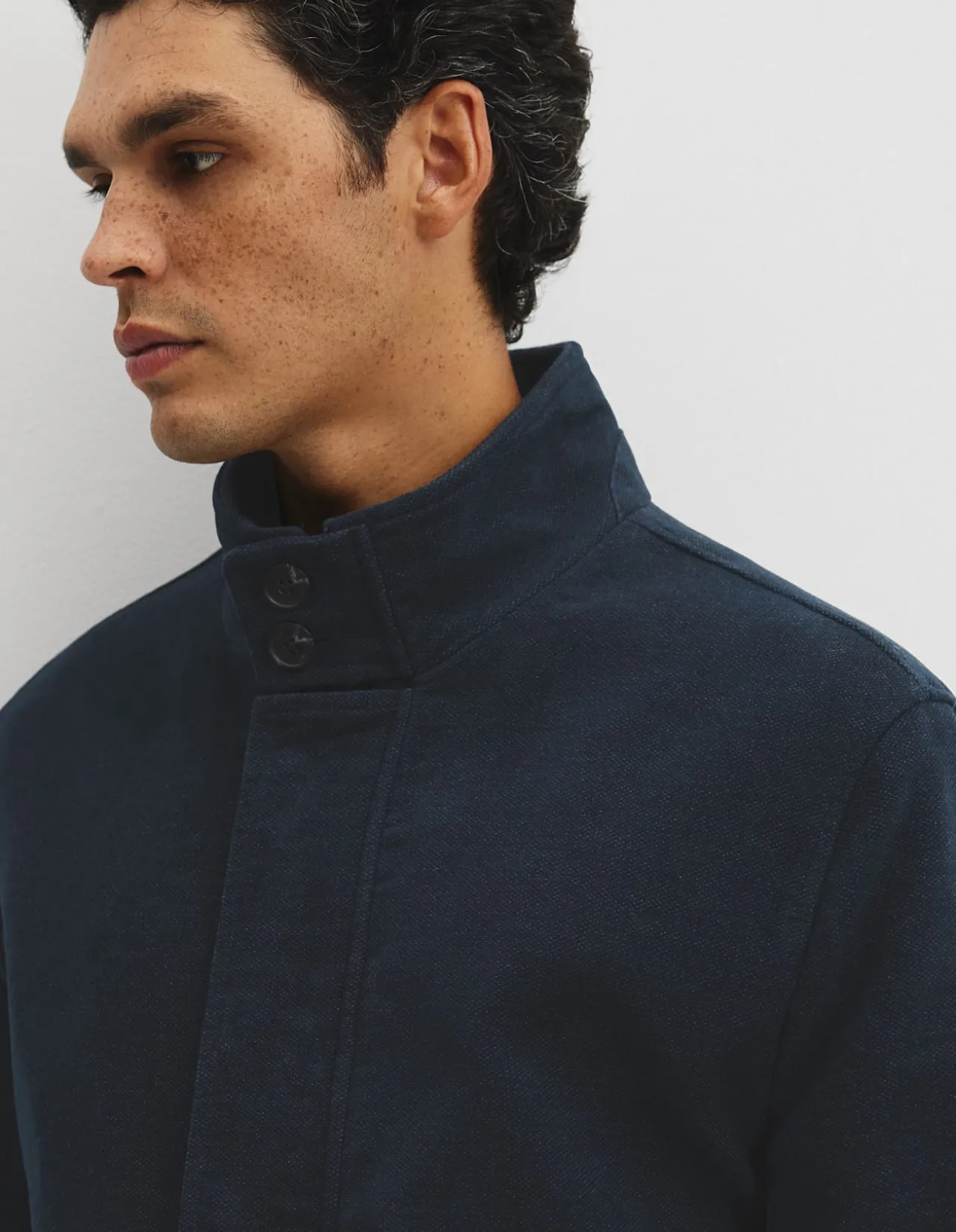 Moleskin Funnel Neck Jacket