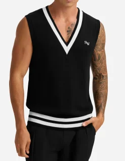 MONTGOMERY V-NECK KNIT TOP