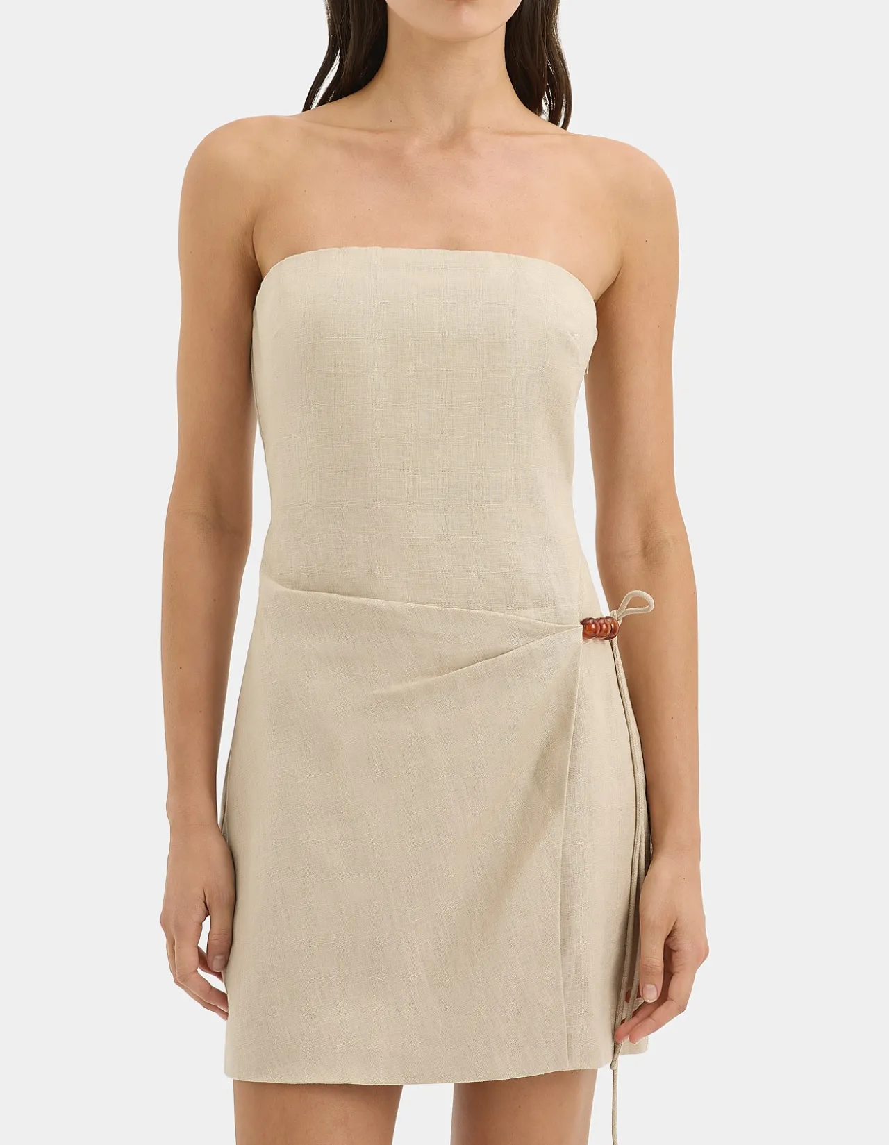 Moretti Strapless Mini Dress