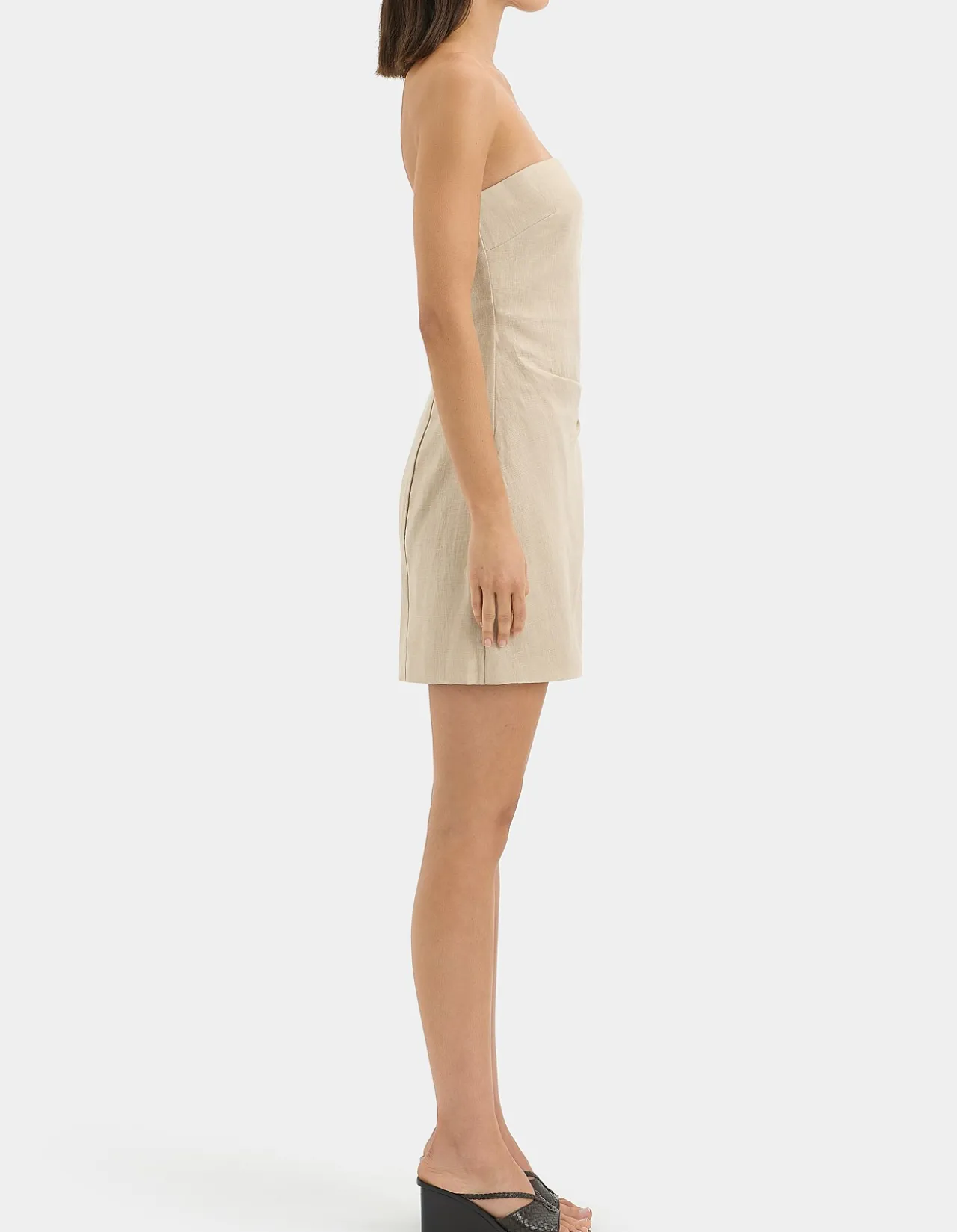 Moretti Strapless Mini Dress
