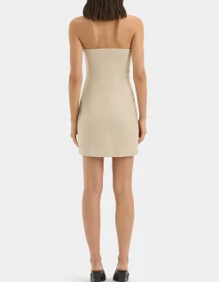 Moretti Strapless Mini Dress