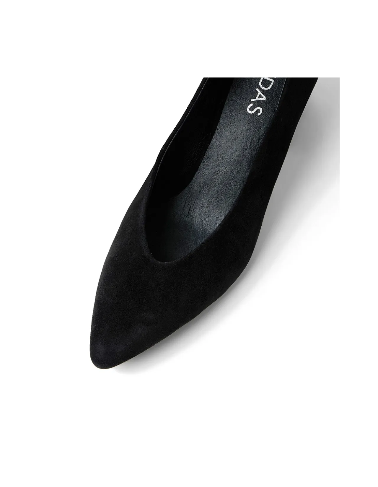 Mosko Suede Block Heel Pointed Pumps