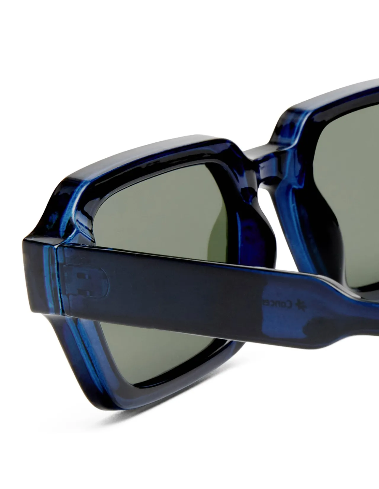 MOUNT LAWLEY BLUE RECTANGLE SUNGLASSES