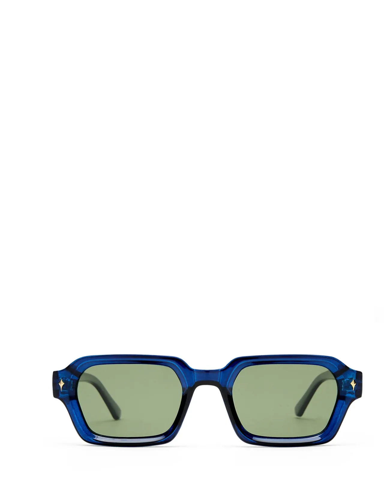 MOUNT LAWLEY BLUE RECTANGLE SUNGLASSES