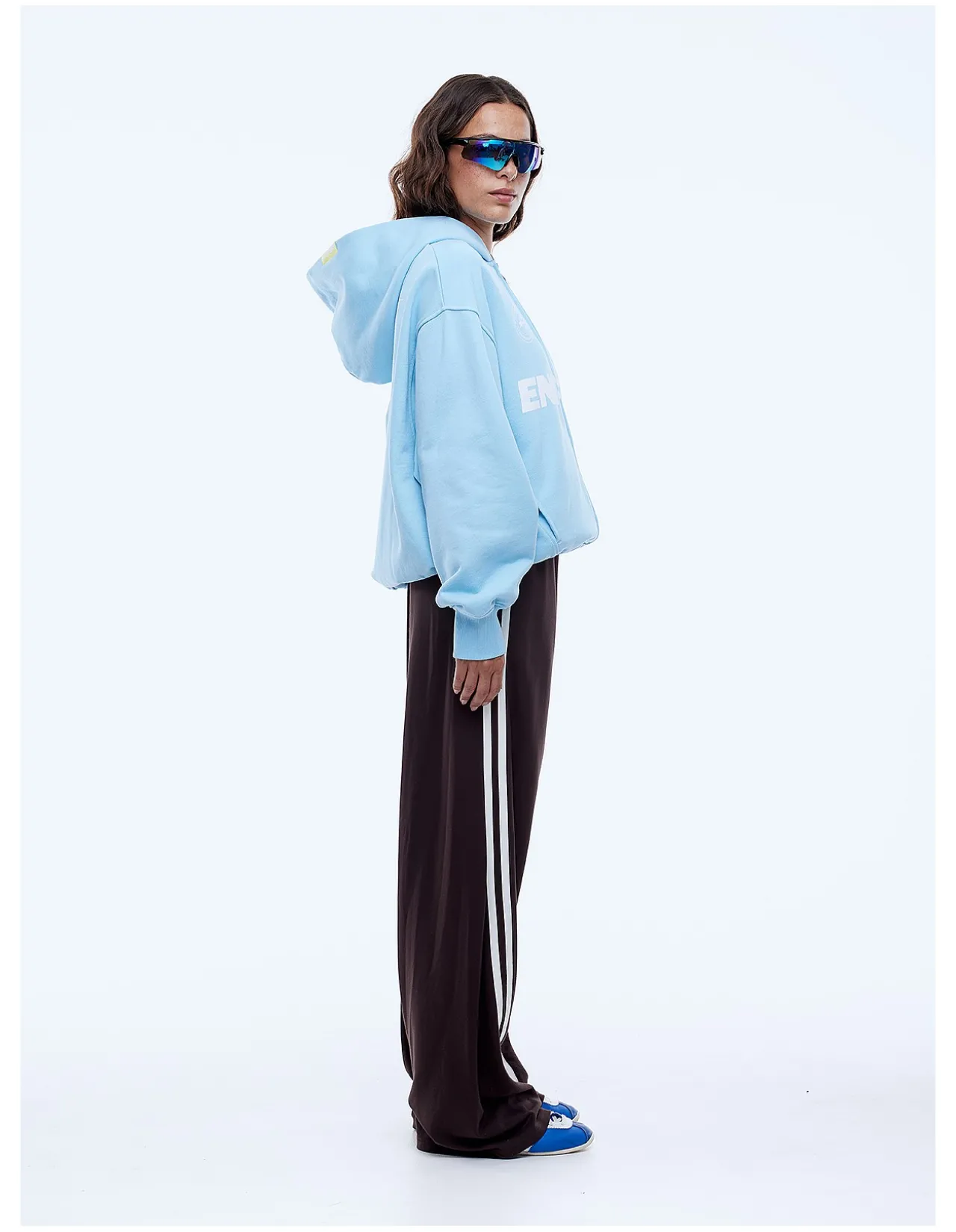 MULTI LOGO ZIP THRU HOODIE